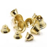 Ijzer Bell Charm, gold plated, DIY & verschillende grootte voor keus, nikkel, lood en cadmium vrij, Verkocht door PC