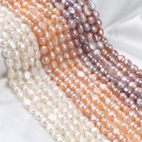 Keishi Kulturan Slatkovodni Pearl perle, Barok, možete DIY, više boja za izbor, 8-9mm, Prodano Per Približno 14-15 inčni Strand