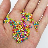 3D Nail Art Decoration Glass Beads Round & DIY 2mm Sold By Bag