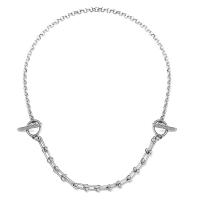 Stainless Steel smycken halsband, 304 rostfritt stål, Unisex, fler färger för val, Längd 16.53 inch, Säljs av PC