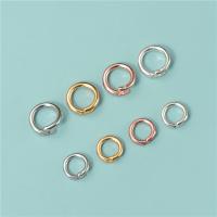 925 Sterling Zilver Linking Ring, Donut, plated, DIY & verschillende grootte voor keus, meer kleuren voor de keuze, Verkocht door PC