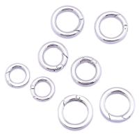 Stainless Steel proljeće Ring kopča, 316 nehrđajućeg čelika, možete DIY & različite veličine za izbor, izvorna boja, Prodano By PC