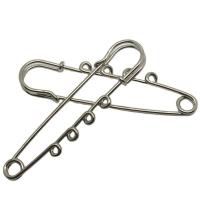 Ferro Kilt Pin, placcato color argento, DIY & stili diversi per la scelta, nessuno, assenza di nichel,piombo&cadmio, Appross. 500PC/borsa, Venduto da borsa