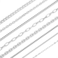 Stainless Steel Jewelry Chain 304 Stainless Steel DIY original color Sold By m