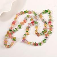 Perle di cristallo, Schegge, DIY, colori misti, 5-8mm, Venduto per 31.5 pollice filo