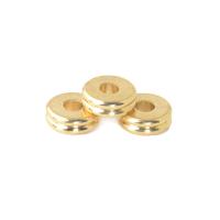 Brass Spacer perle, Mesing, Stan Okrugli, uglađen, možete DIY & različite veličine za izbor, zlatan, nikal, olovo i kadmij besplatno, Rupa:Približno 2mm, 100računala/Torba, Prodano By Torba