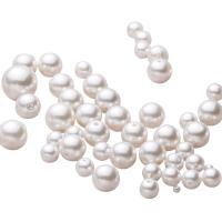 Perles en plastique ABS, Plastique ABS perle, Rond, DIY & normes différentes pour le choix & double trou, plus de couleurs à choisir, 500sol/lot, Vendu par lot