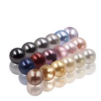 Üveg Pearl Gyöngyök, Glass Pearl, Kerek, DIY & különböző méretű a választás, több színt a választás, Naponta eladott Kb 16 inch Strand