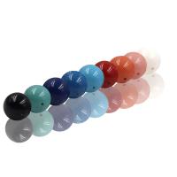 Üveg Pearl Gyöngyök, Glass Pearl, Kerek, DIY & különböző méretű a választás, több színt a választás, Naponta eladott Kb 16 inch Strand