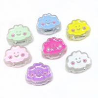 Transparent Acrylic Beads Cloud DIY & enamel Approx Sold By Bag