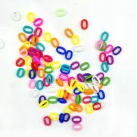 Perline in acrilico a colore solido, Ungere, DIY, nessuno, 11x16mm, Appross. 100PC/borsa, Venduto da borsa