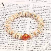 Bijoux bracelets de mode, Ox os, avec agate rouge, bijoux de mode & unisexe, 6x10mm, Longueur 7.1 pouce, Vendu par PC