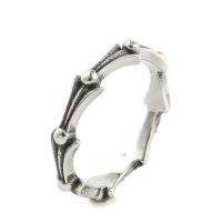 Titanium Steel Finger Ring Vacuum Ion Plating & for man original color Sold By Bag