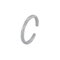 Bijoux de bague en argent sterling , Argent sterling 925, Plaqué de platine, Réglable & pour femme, blanc, Vendu par PC