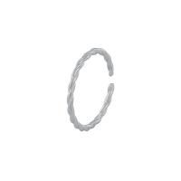 Sterling Silver Jewelry Finger Ring, 925 sterline d'argento, placcato, Regolabile & per la donna, nessuno, Venduto da PC