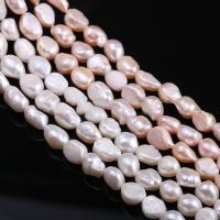 Keishi odlad sötvattenspärla pärlor, Freshwater Pearl, Oregelbunden, DIY, fler färger för val, 10-11mm, Såld Per Ca 11.8 inch Strand