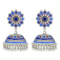 Zinc Alloy Drop Earrings vintage & fashion jewelry & for woman nickel lead & cadmium free Sold By Pair