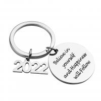 Stainless Steel chiave del catenaccio, 201 Acciaio inossidabile, lucido, unisex, colore originale, 30mm, Venduto da PC