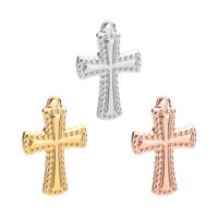 Stainless Steel Cross Pendants 304 Stainless Steel Vacuum Ion Plating Unisex Approx Sold By Bag