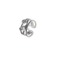 Bijoux de bague en argent sterling , Argent sterling 925, Réglable & pour femme, couleur originale, Vendu par PC