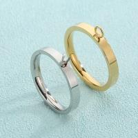 Anillos para Parejas, acero inoxidable 304, Joyería & Bricolaje & unisexo, más colores para la opción, 3mm, Vendido por UD