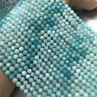 Perles amazonite, Rond, poli, DIY & facettes, 5-5.5mm, Longueur 38 cm, Vendu par PC