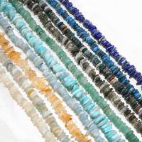 gemstone Chips, Ædelsten, guldfarve belagt, du kan DIY & forskellige materialer til valg, flere farver til valg, nikkel, bly & cadmium fri, 8x20mm, Solgt Per 15.75 inch Strand