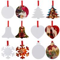 Aluminium Weihnachten hängenDe Ornamente, Weihnachts-Design & verschiedene Stile für Wahl, keine, frei von Nickel, Blei & Kadmium, verkauft von PC