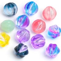 Handgemaakte Lampwork Beads, Pompoen, DIY, meer kleuren voor de keuze, 9.50x10mm, Ca 50pC's/Bag, Verkocht door Bag