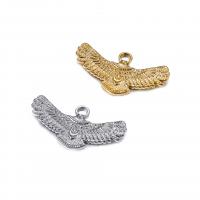 Stainless Steel Animal Pendants 304 Stainless Steel Eagle Vacuum Ion Plating DIY Sold By Bag