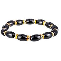 hématite non magnétique bracelet, Placage, bijoux de mode & unisexe & styles différents pour le choix, plus de couleurs à choisir, Longueur 19 cm, Vendu par PC