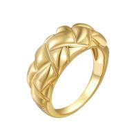 Messing fingerring, 18K forgyldt, forskellig størrelse for valg & for kvinde, guld, Solgt af PC