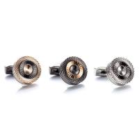 Boutons de manchette, laiton, Placage, pour homme, plus de couleurs à choisir, 20x20mm, Vendu par paire