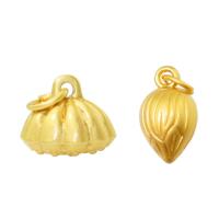 Zinklegering Hangers, Zinc Alloy, Lotus Seedpod, gold plated, Halloween ontwerp & uniseks & verschillende stijlen voor de keuze & glazuur, Gat:Ca 3.5mm, Verkocht door PC