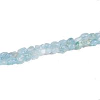 Aquamarine grânulos, miçangas, DIY, azul, 5x8mm, Aprox 55PCs/Strand, vendido para Aprox 40 cm Strand