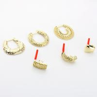 Zinc Alloy oorbel component, gold plated, DIY & verschillende stijlen voor de keuze, meer kleuren voor de keuze, nikkel, lood en cadmium vrij, Ca 10pC's/Bag, Verkocht door Bag