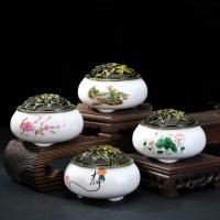 Traditional Ceramic Inserted Burner Incense Seat Porcelain handmade for home and office & durable Sold By PC