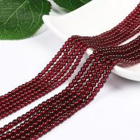 Natural Garnet Beads Round DIY pink Sold Per Approx 38 cm Strand