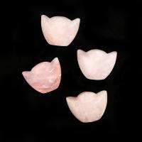 Módní dekorace, Rose Quartz, Ingot, růžový, 23.20x17.30x17mm, Prodáno By PC