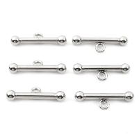 304 acciaio inox accessori fibbia OT, DIY, colore originale, 4.50x21mm, Venduto da PC