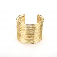 Zinc Alloy Bangle Smykker, forgyldt, mode smykker & for kvinde, flere farver til valg, nikkel, bly & cadmium fri, 55mm, Solgt af PC