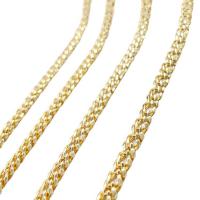 Brass Necklace Chain 14K gold plated DIY nickel lead & cadmium free Sold By m