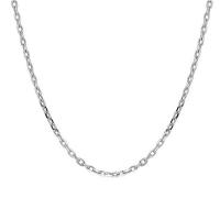 Mässing Chain Necklace, plated, Unisex, fler färger för val, nickel, bly och kadmium gratis, Längd Ca 17.72 inch, Säljs av PC