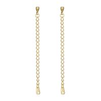 Brass Extender Chain plated DIY nickel lead & cadmium free 2.50mm Length Approx 5 cm Sold By PC