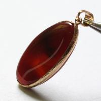 Agat smykker Vedhæng, Agate, med Messing, Oval, guldfarve belagt, Unisex & forskellige stilarter for valg & 1/1 løkke, flere farver til valg, 24x55mm, Solgt af PC