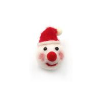 Filz Nadel Filzen Wolle Kit, Schneemann, Weihnachts-Design, rot, 50x30mm, verkauft von PC