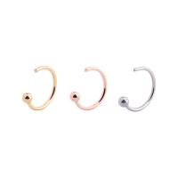 304 roestvrij staal Earring Cuff, plated, uniseks, meer kleuren voor de keuze, 10mm, 10pC's/Lot, Verkocht door Lot