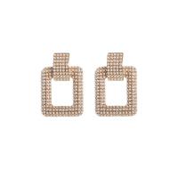 Zinc Alloy Oorbellen, met Shell Pearl, gold plated, voor vrouw, 20x30mm, Verkocht door pair