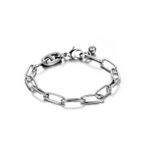 Titanium Steel Bracelet & Bangle Vacuum Ion Plating & for woman original color Sold By PC