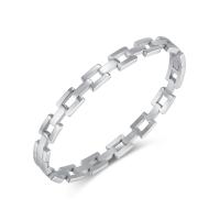 Acier inoxydable 304 bracelet ordinaire, bijoux de mode & pour femme & creux, plus de couleurs à choisir, 6.50mm, Longueur Environ 6.69 pouce, Vendu par PC